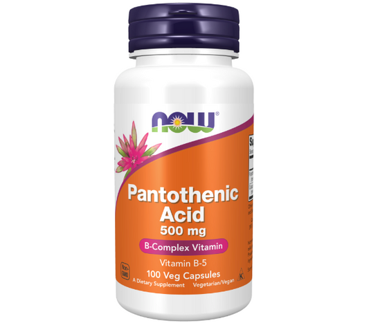 Pantothenic Acid Vitamin B-5 500 mg Veg Capsules