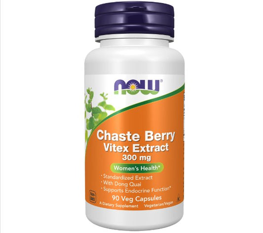 Chaste Berry Vitex Extract 300 mg Veg Capsules - Terveys Health Store