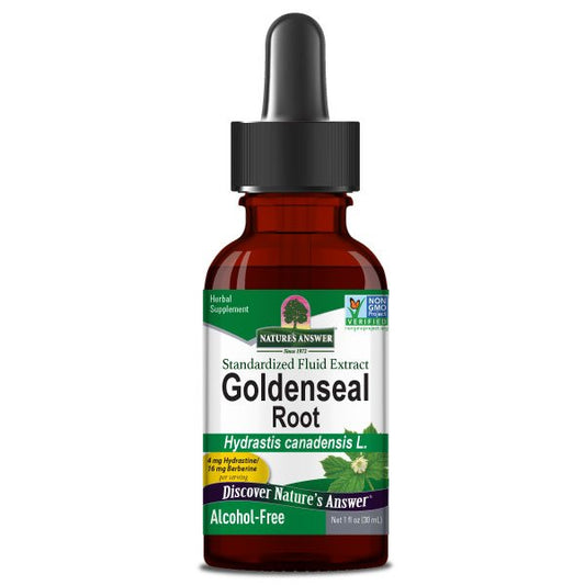 Goldenseal Root 30ml Alcohol Free - Terveys Health Store