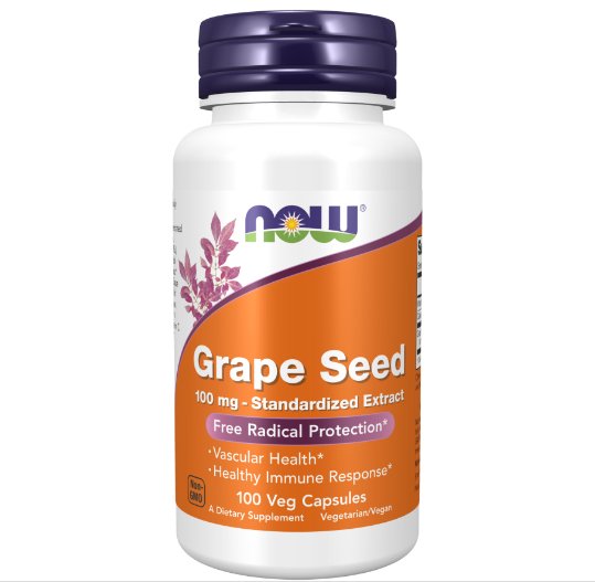 Grape Seed Extract 100 mg Veg Capsules - Terveys Health Store